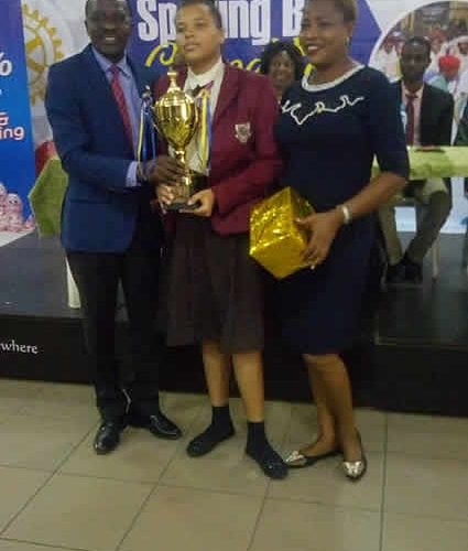 Spelling competition organised by the Ikeja District Rotary Club